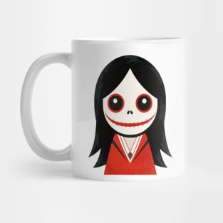 Japanese Horror Doll Kuchisake-Onna Creepy Cute Mug